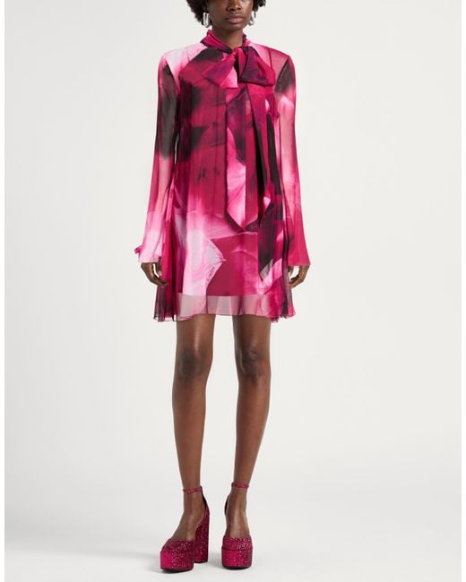 Versace Jeans Couture Pink Mini Dress Polyester