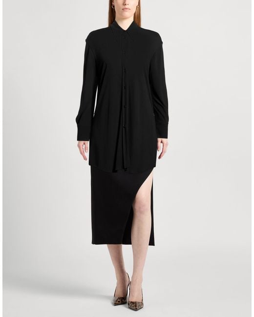 McQueen Black Shirt Viscose
