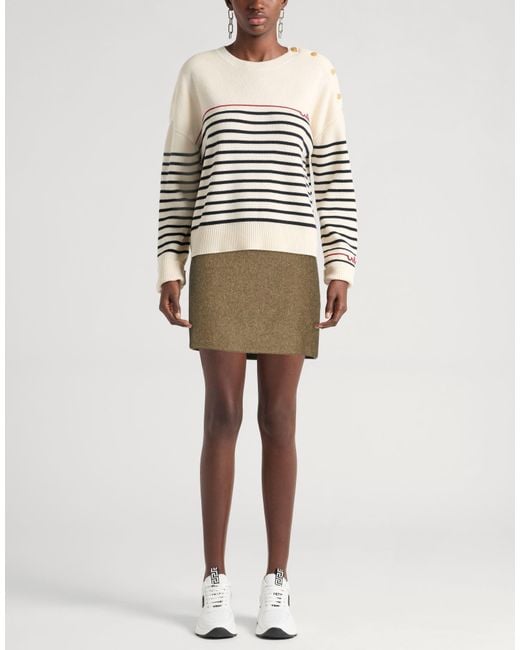 Ferragamo Natural Mini Skirt