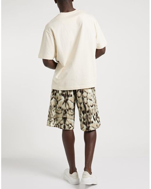 Roberto Cavalli Denim Shorts in Gray for Men | Lyst