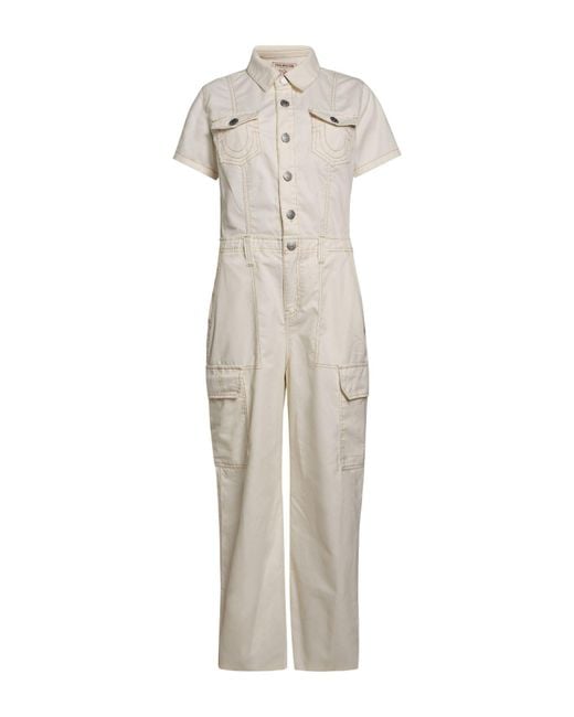 True Religion White Jumpsuit