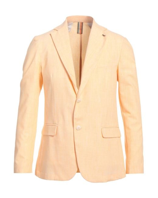 OVER/D Natural Apricot Blazer Viscose, Polyamide, Elastane for men