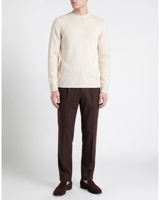 Alpha Studio White Jumper for men