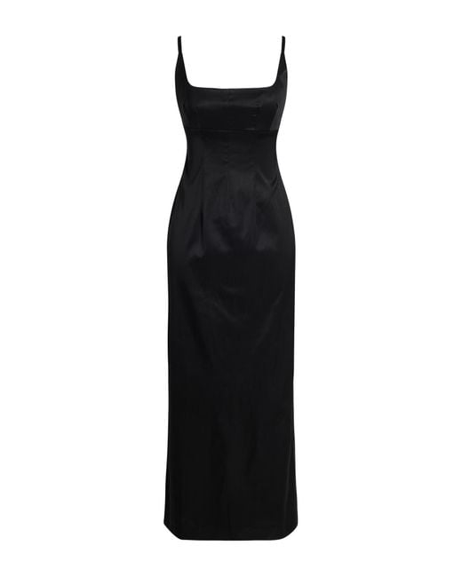 Staud Black Midi Dress