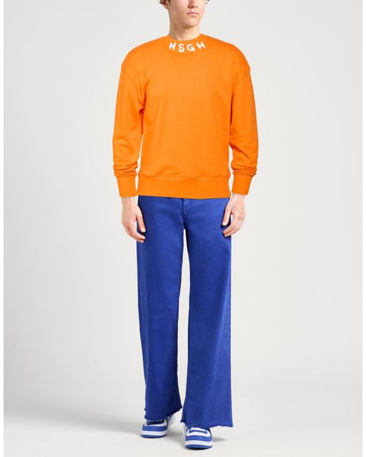 Sudadera MSGM de hombre de color Orange