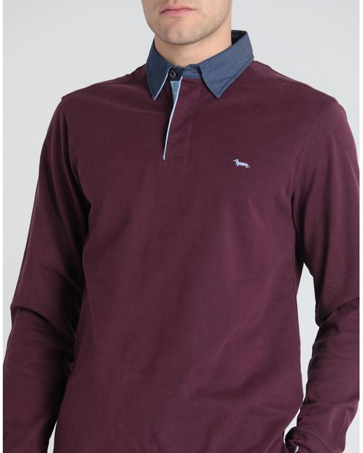 Harmont & Blaine Purple Polo Shirt for men
