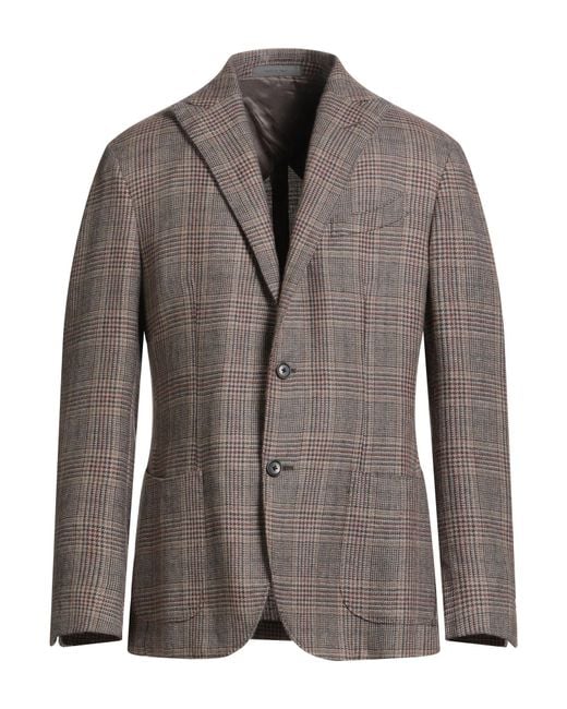 Corneliani Brown Blazer Cashmere for men