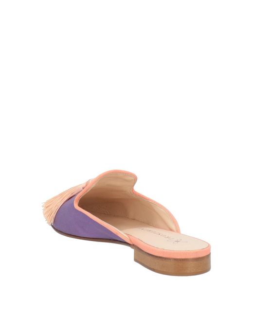 PROSPERINE® Pink Mules & Clogs Textile Fibers