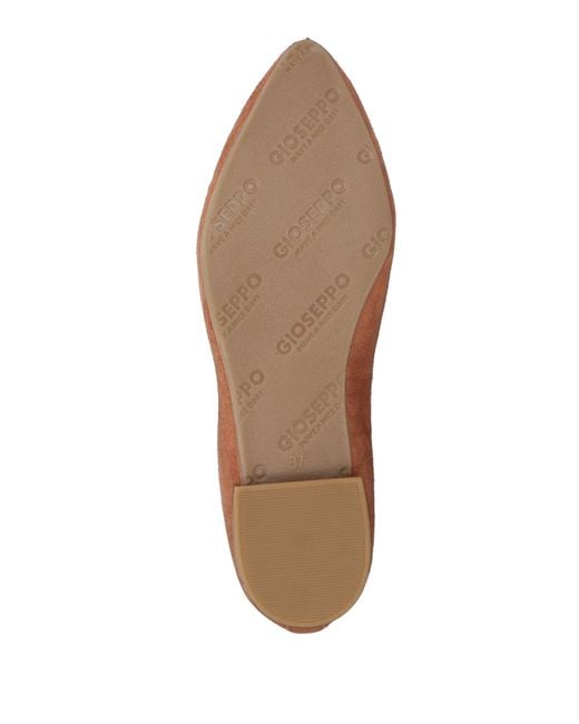 Gioseppo Brown Ballet Flats