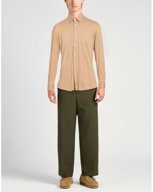 Camisa Daniele Alessandrini de hombre de color Natural