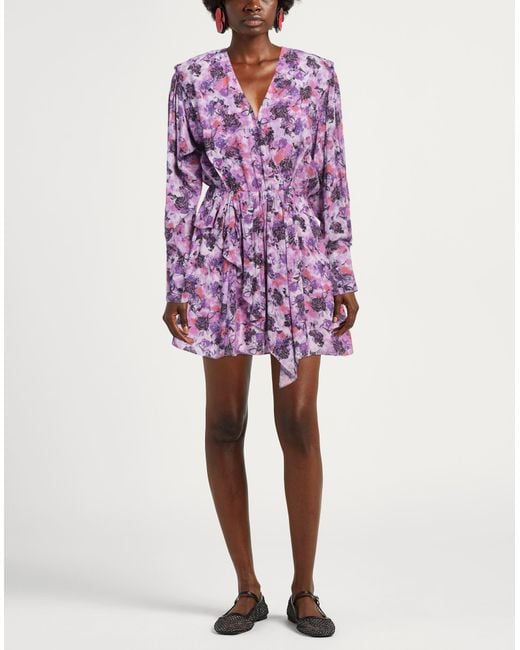 IRO Purple Mini-Kleid
