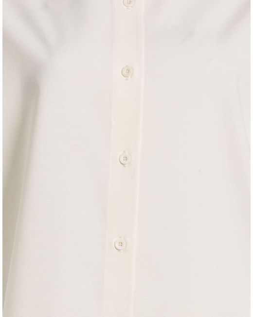 8pm White Shirt Polyester, Viscose, Elastane