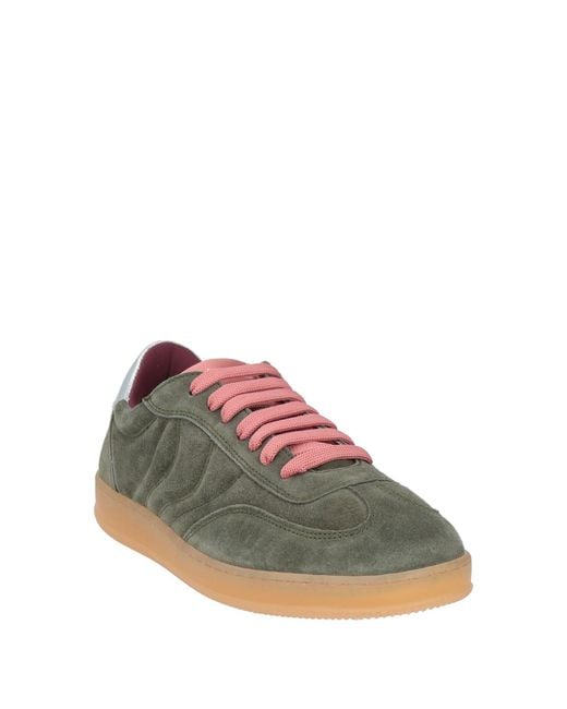 Voile Blanche Green Military Sneakers Goat Skin