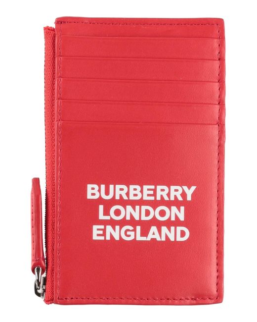 Burberry Red Wallet for men