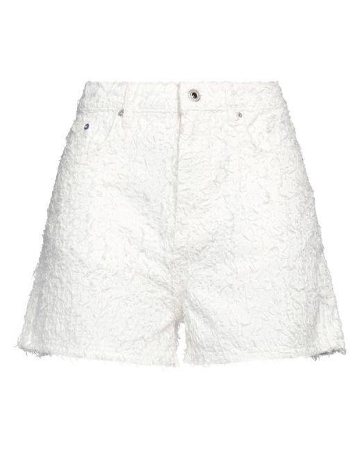 Karl Lagerfeld White Shorts & Bermuda Shorts Organic Cotton