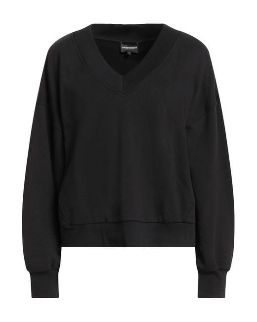 Emporio Armani Black Sweatshirt