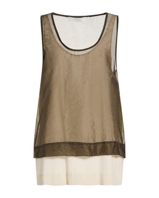 Tela Brown Top Polyester, Polyamide