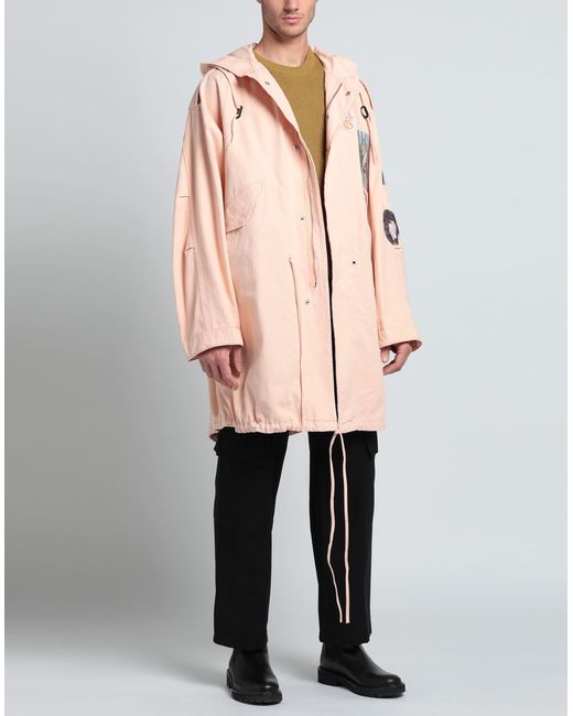 Raf Simons Pink Overcoat & Trench Coat for men