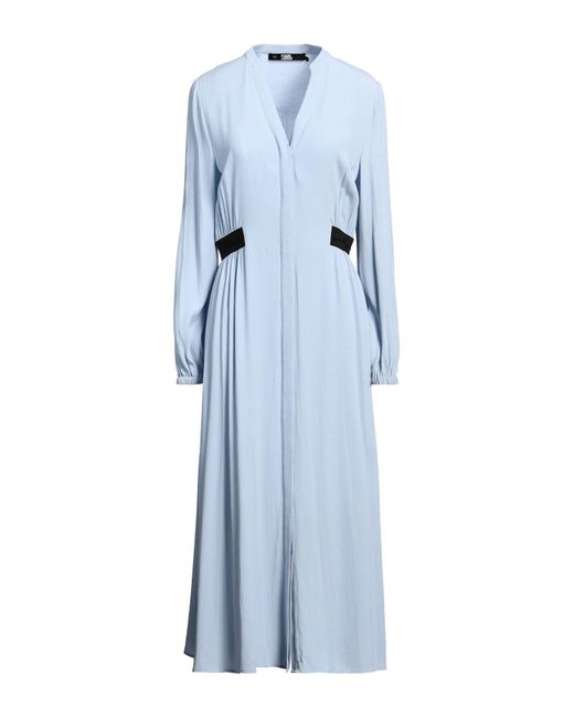 Karl Lagerfeld Blue Midi Dress