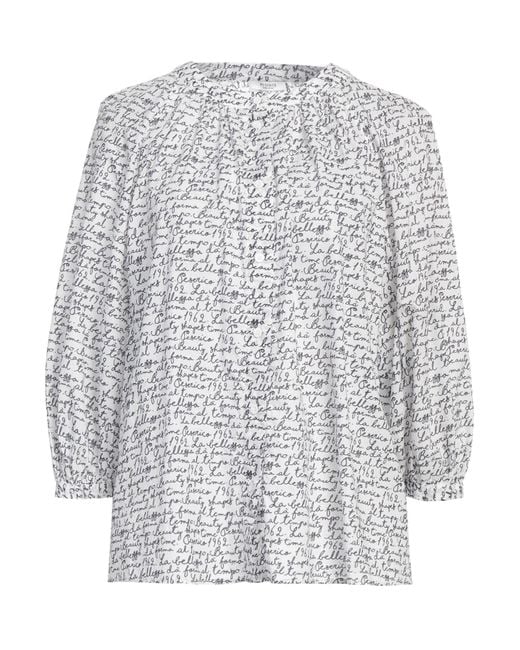 Peserico Gray Shirt Cotton