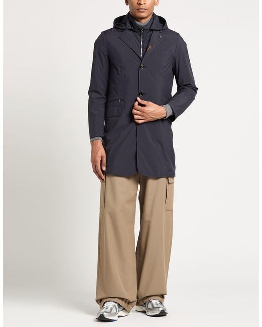 Moorer Blue Coat Polyester for men