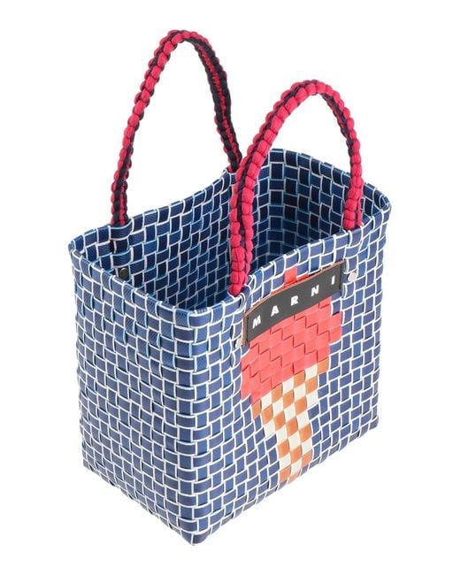 Marni Red Handbag Textile Fibers