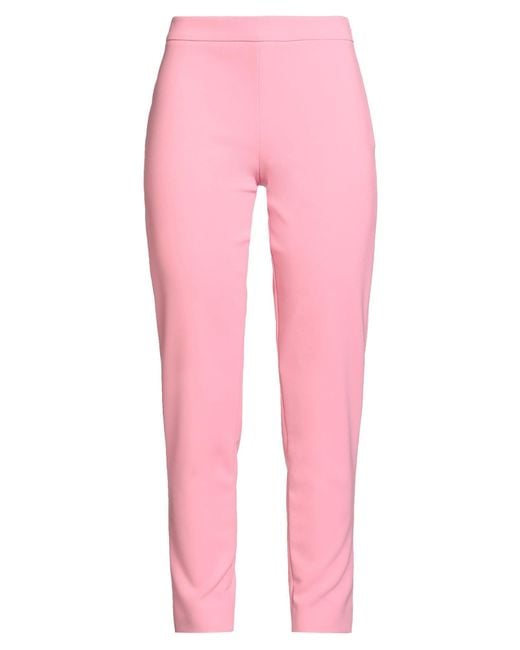 Moschino Pink Couture Pants Polyester, Polyurethane