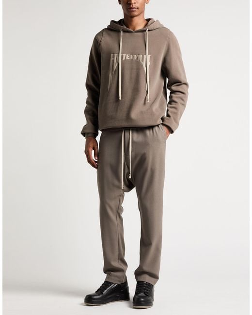 Rick Owens Gray Sweatshirt for men