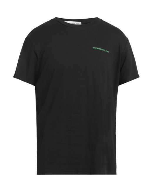 Department 5 Black T-shirt for men