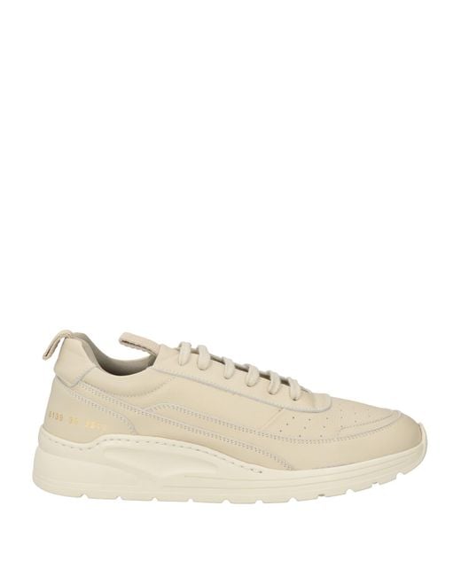 Common Projects Natural Sneakers Leather