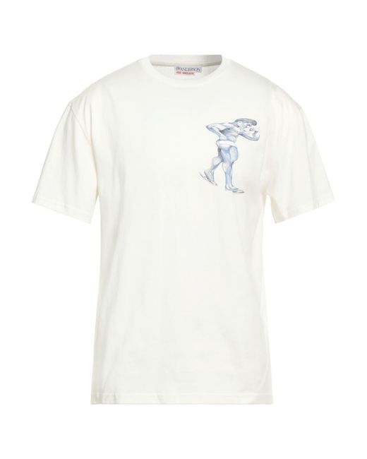T-shirt di J.W. Anderson in White da Uomo