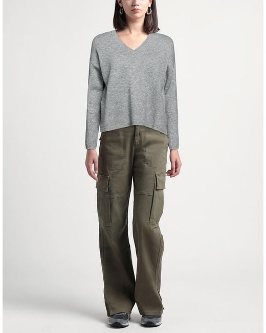 ALESSANDRO ASTE Gray Sweater Merino Wool, Cashmere
