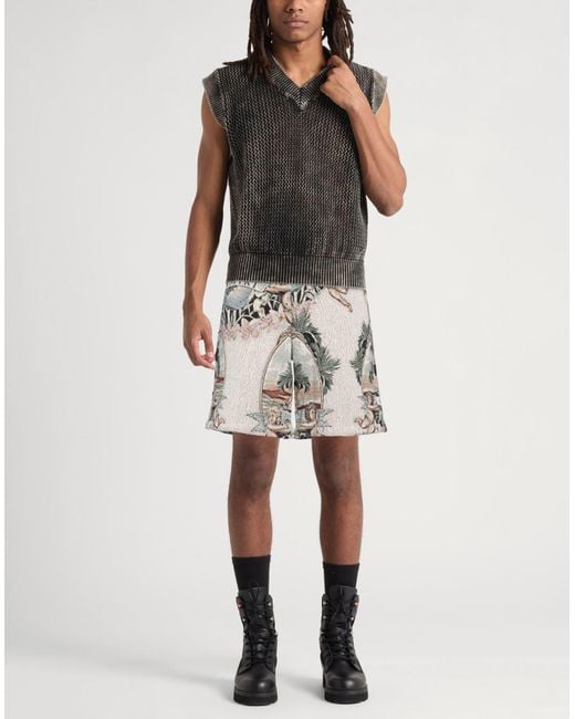 Amiri Gray Shorts & Bermuda Shorts Cotton for men