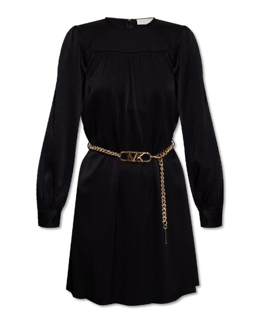 Robe courte Michael Kors en coloris Black