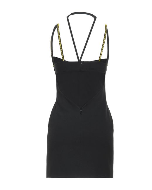 The Attico Black Mini-Kleid