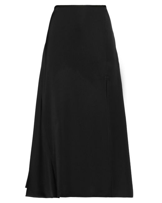 Jil Sander Black Midi Skirt