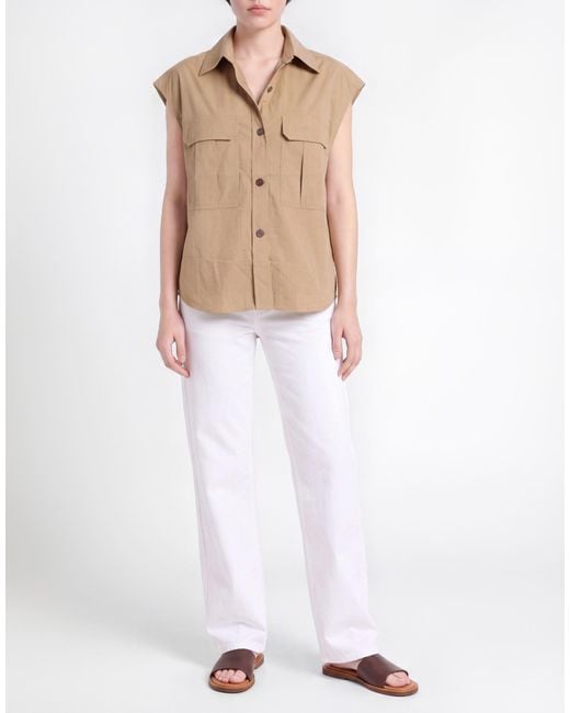 Camisa P.A.R.O.S.H. de color Natural