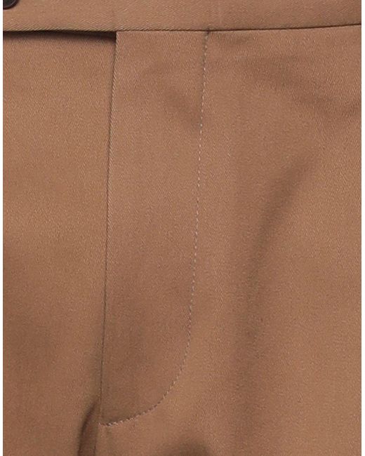 MICHELE CARBONE Brown Trouser for men