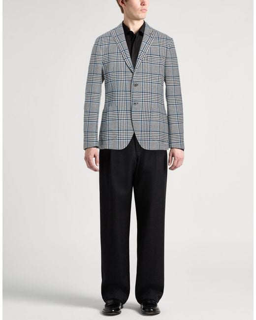 Paoloni Blue Blazers for men
