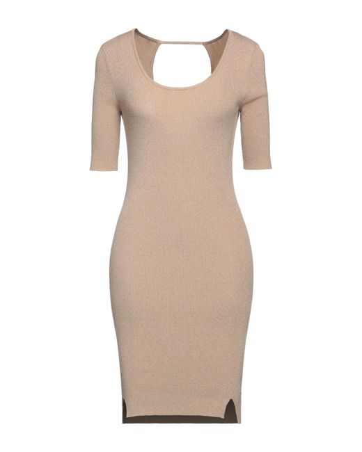 Patrizia Pepe Natural Mini Dress