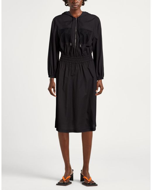 Boutique Moschino Black Midi Dress Cotton