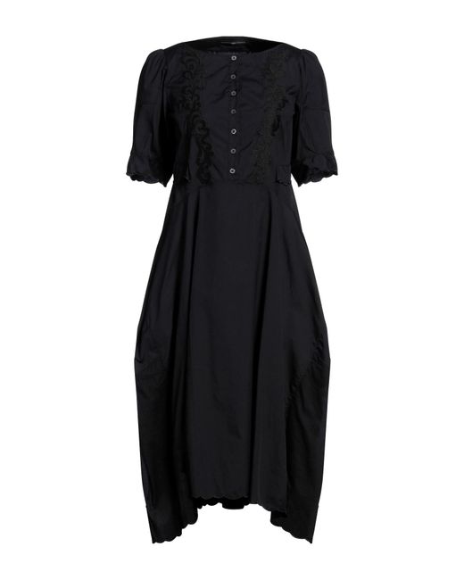 Robe midi High en coloris Black