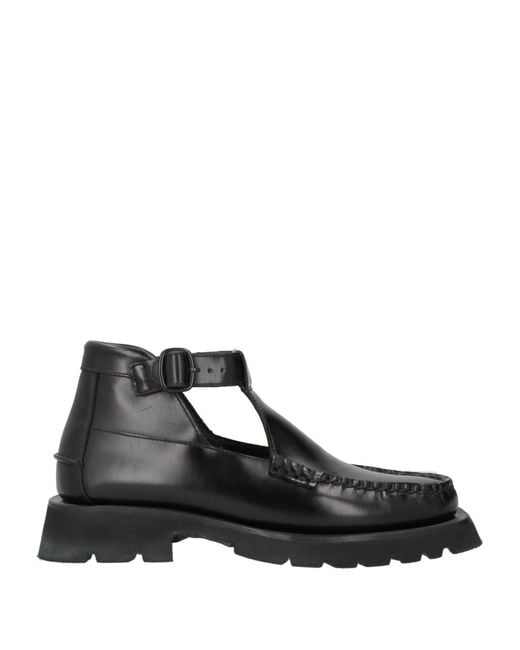 Hereu Black Ankle Boots Leather