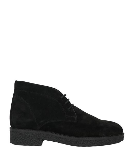 Grey Daniele Alessandrini Black Ankle Boots for men