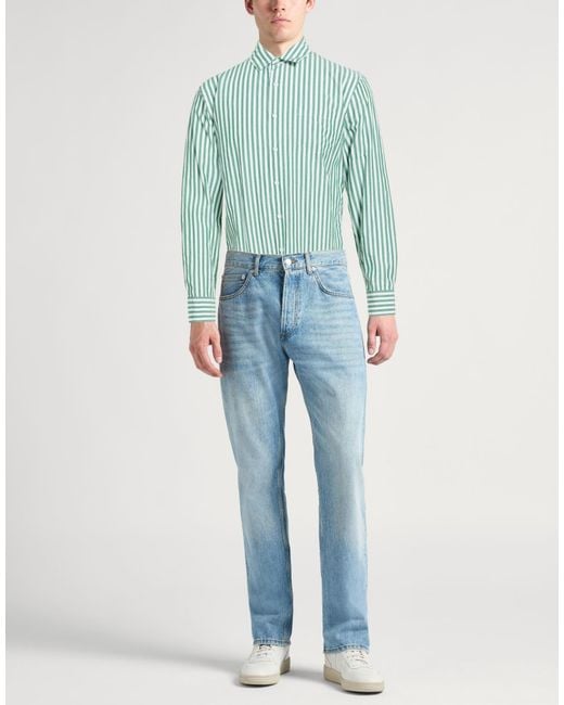 Vince Green Shirt Lyocell, Cotton for men