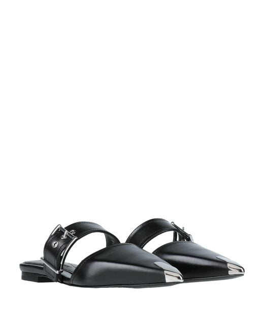 McQueen White Mules & Clogs