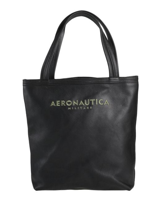 Aeronautica Militare Black Handbag Cow Leather for men
