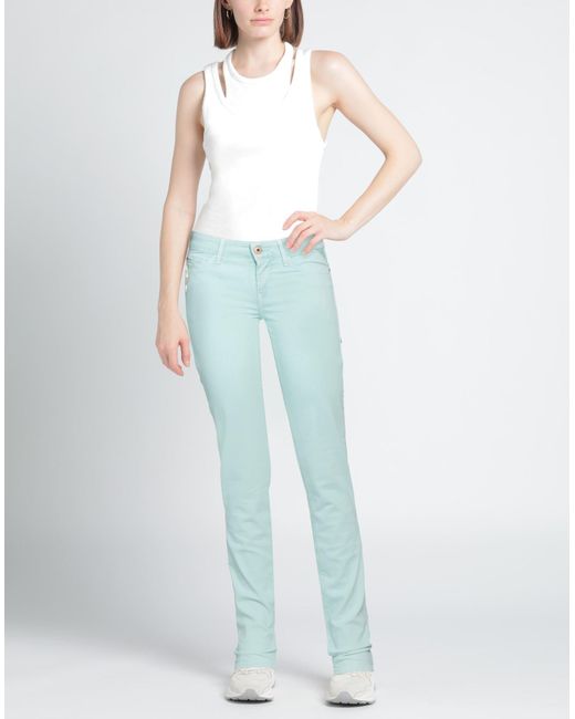Replay Blue Colored Wash Straight-Leg Jeans