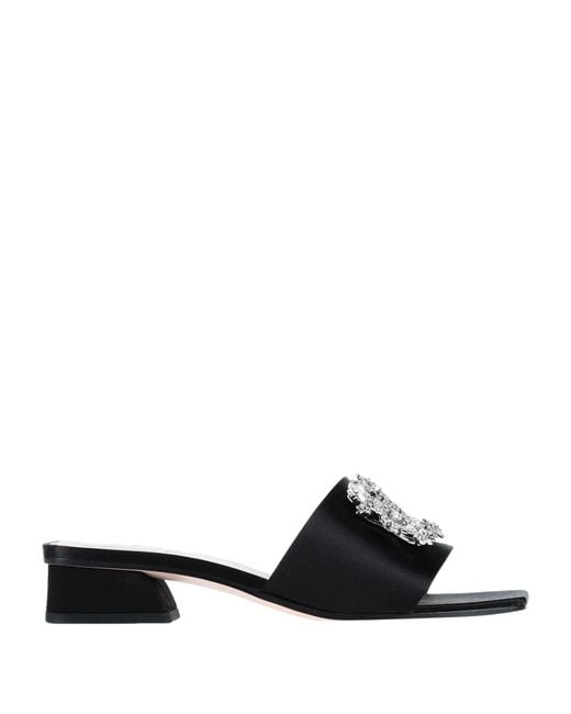Roger Vivier Black Sandals