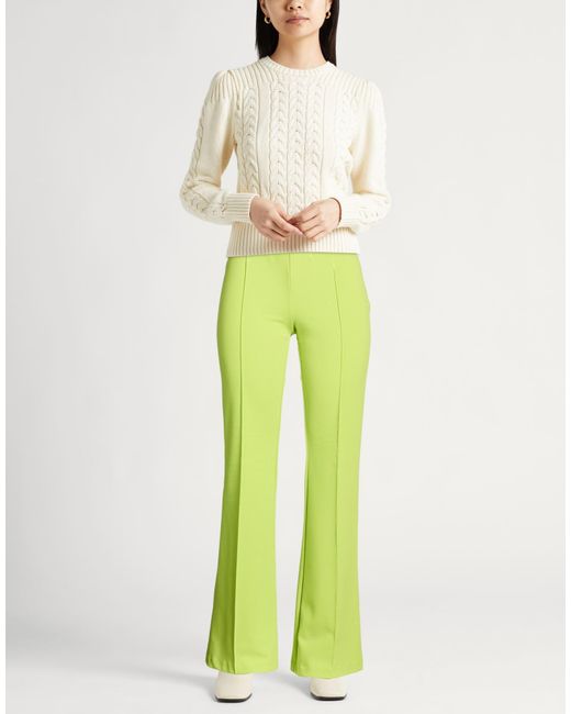 Liu Jo Green Pants Polyester, Elastane